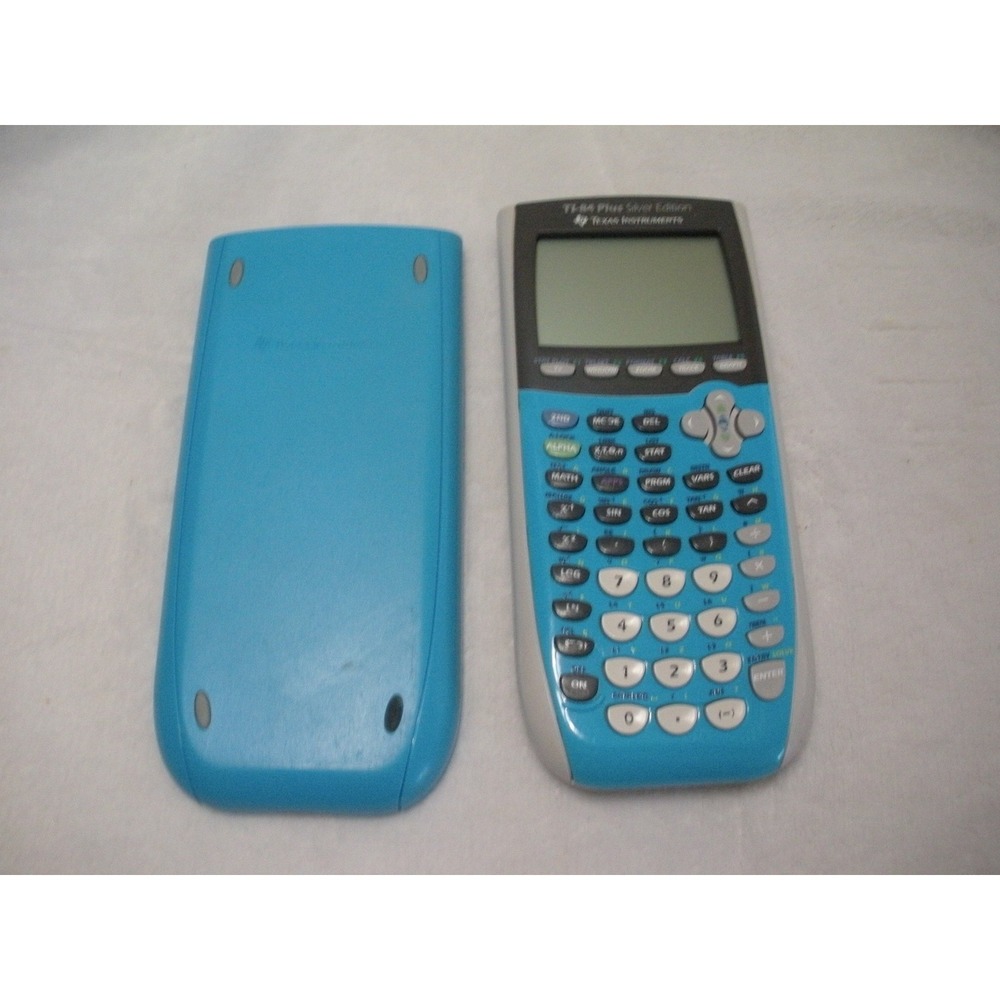 Texas Instruments TI-84 Plus Silver Edition Graphing Calculator Blue PARTS ONLY